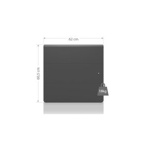 axiom vyhrievací panel 1000 W antracit